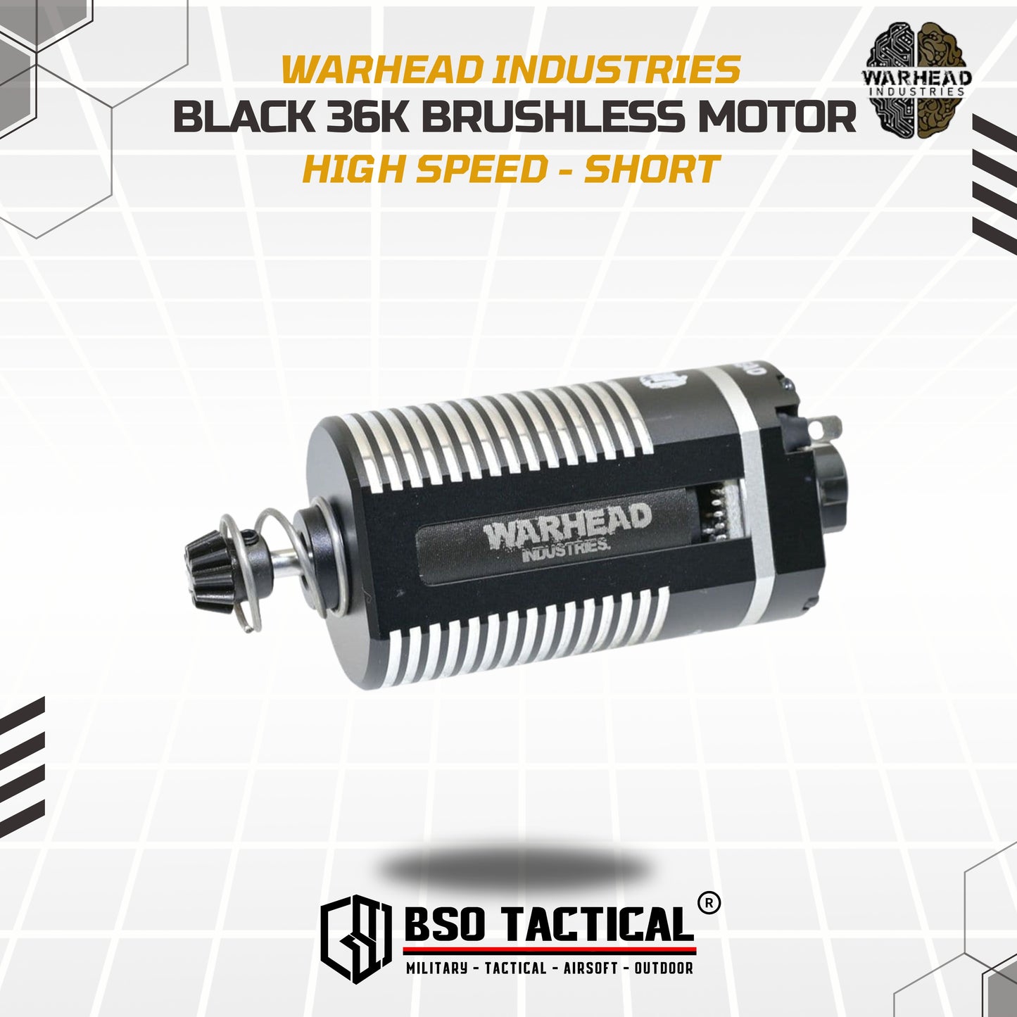 Warhead Dinamo Brushless CNC motor BLACK High Speed 36k RPM