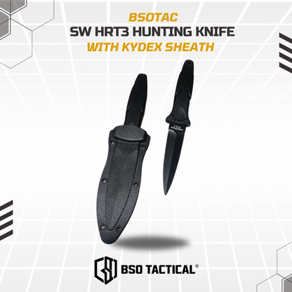 Pisau Hunting Outdoor Tactical SWHRT 3 Pisau Kalung Multifungsi With Kydex Sheath