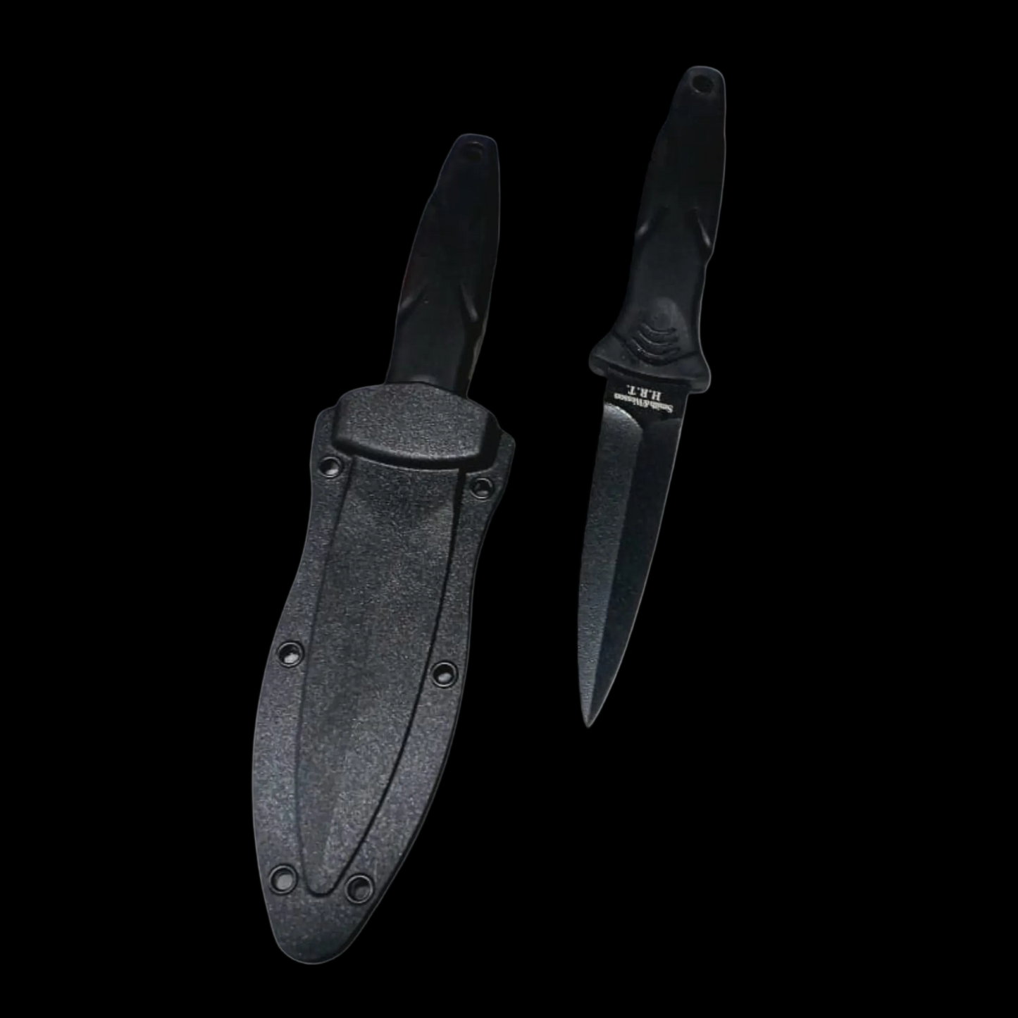 Pisau Hunting Outdoor Tactical SWHRT 3 Pisau Kalung Multifungsi With Kydex Sheath