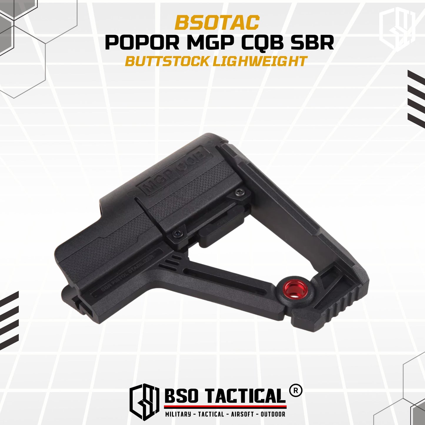 Popor Tactical CQB SBR Style Lightweight Buttstock