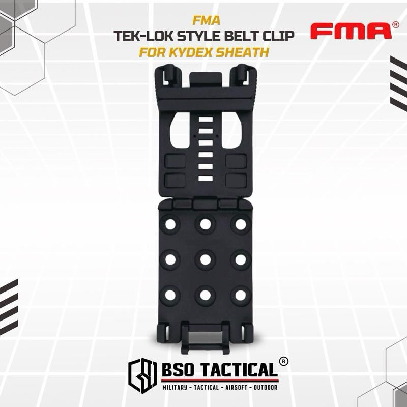 FMA Tek Lok Style Belt Clip for Kydex Knife Sheath Flashlight - TB1215