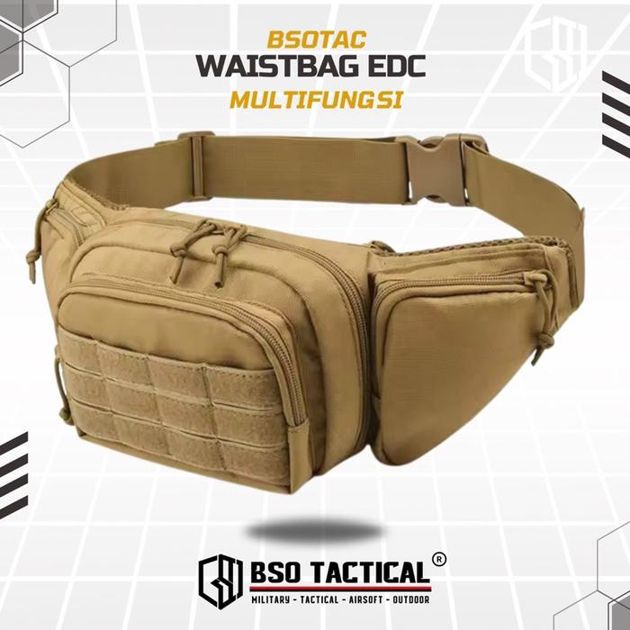 Tas Pinggang Outdoor Fanny Pack Tactical Waist Bag EDC Multifungsi Daily