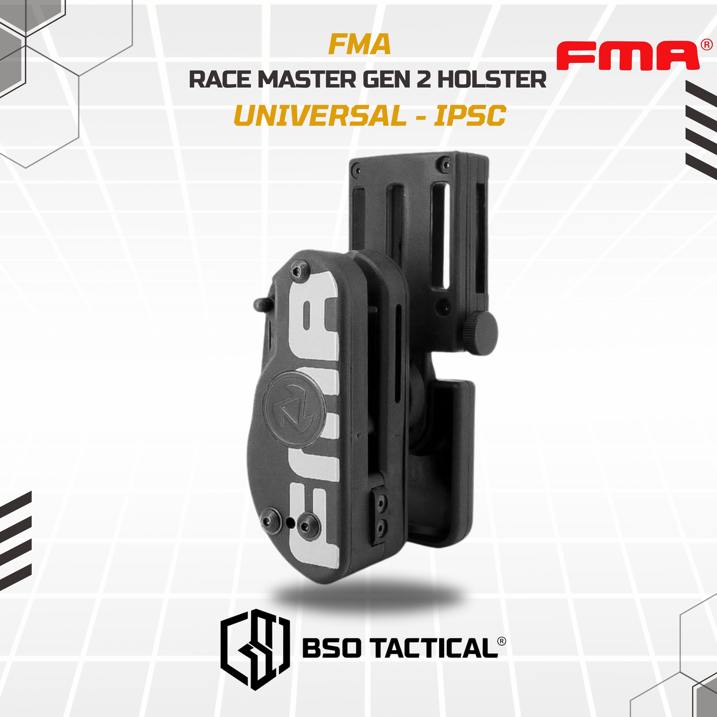 FMA IPSC Race Master Gen 2 Upgraded Holster Universal Competition