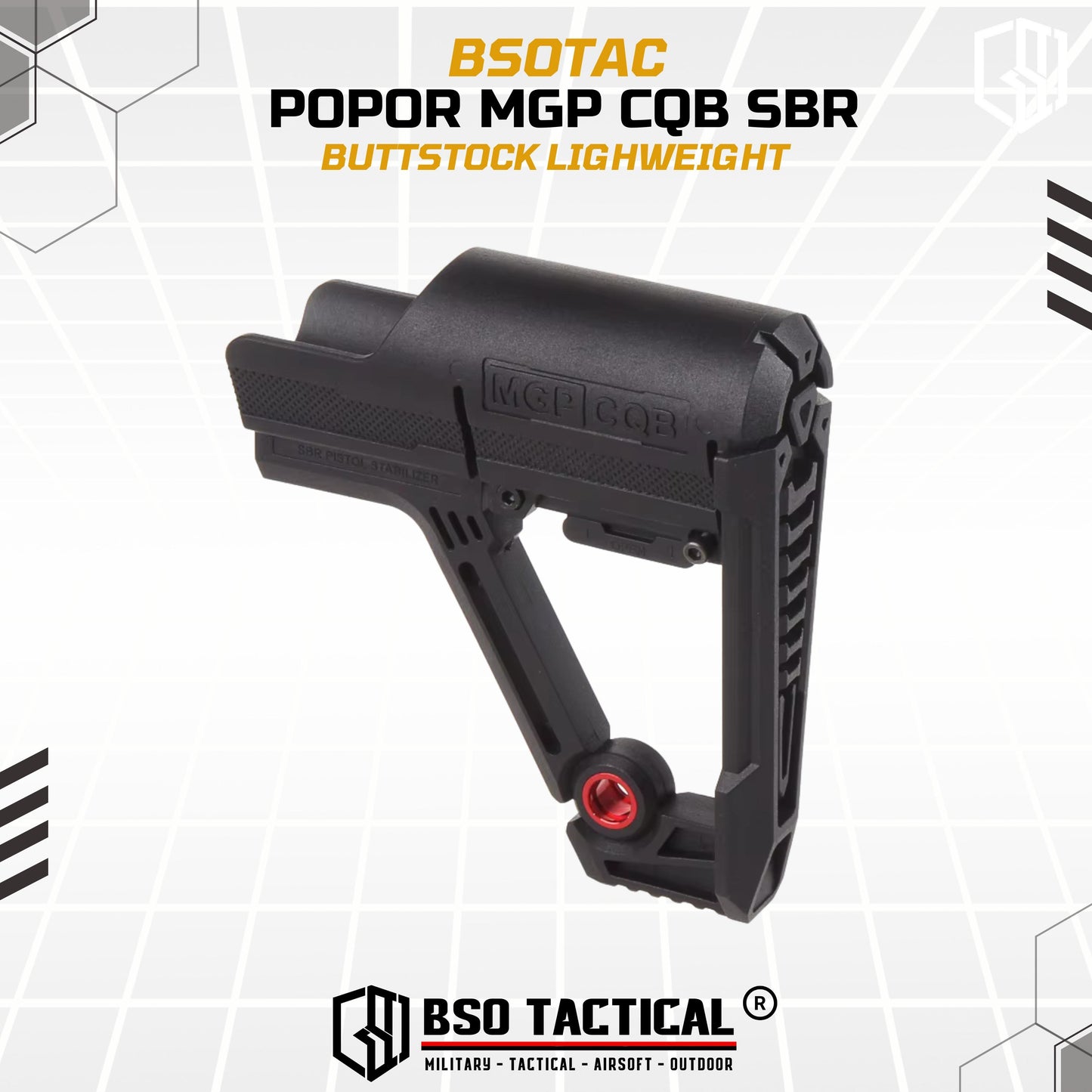 Popor Tactical CQB SBR Style Lightweight Buttstock