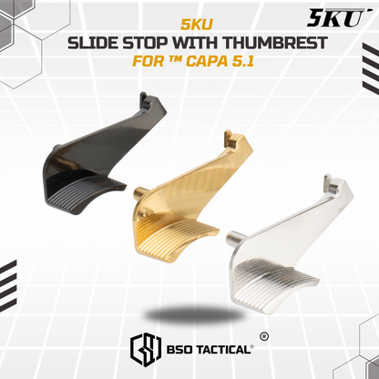 Slide Stop with Thumb Rest CNC Alumunium for TM CAPA