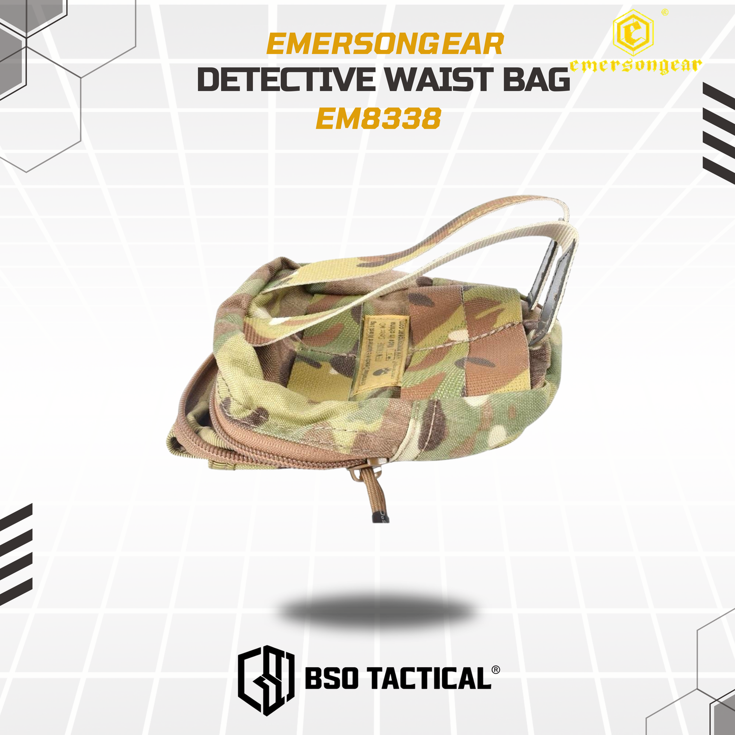 Emerson Gear Tactical Detective Waist Bag Multifunction Pouch EDC Molle Original EM8338