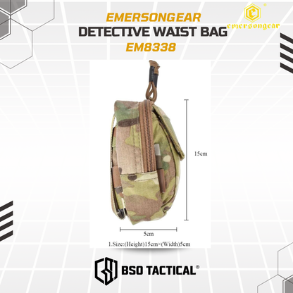 Emerson Gear Tactical Detective Waist Bag Multifunction Pouch EDC Molle Original EM8338