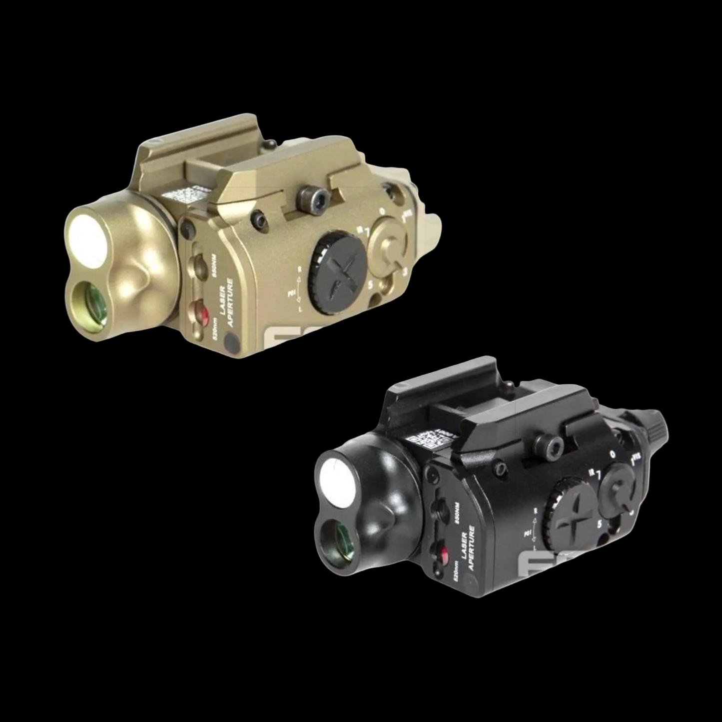 FMA Tactical Flashlight SF XVL2 IRC LED Light Red Laser Metal