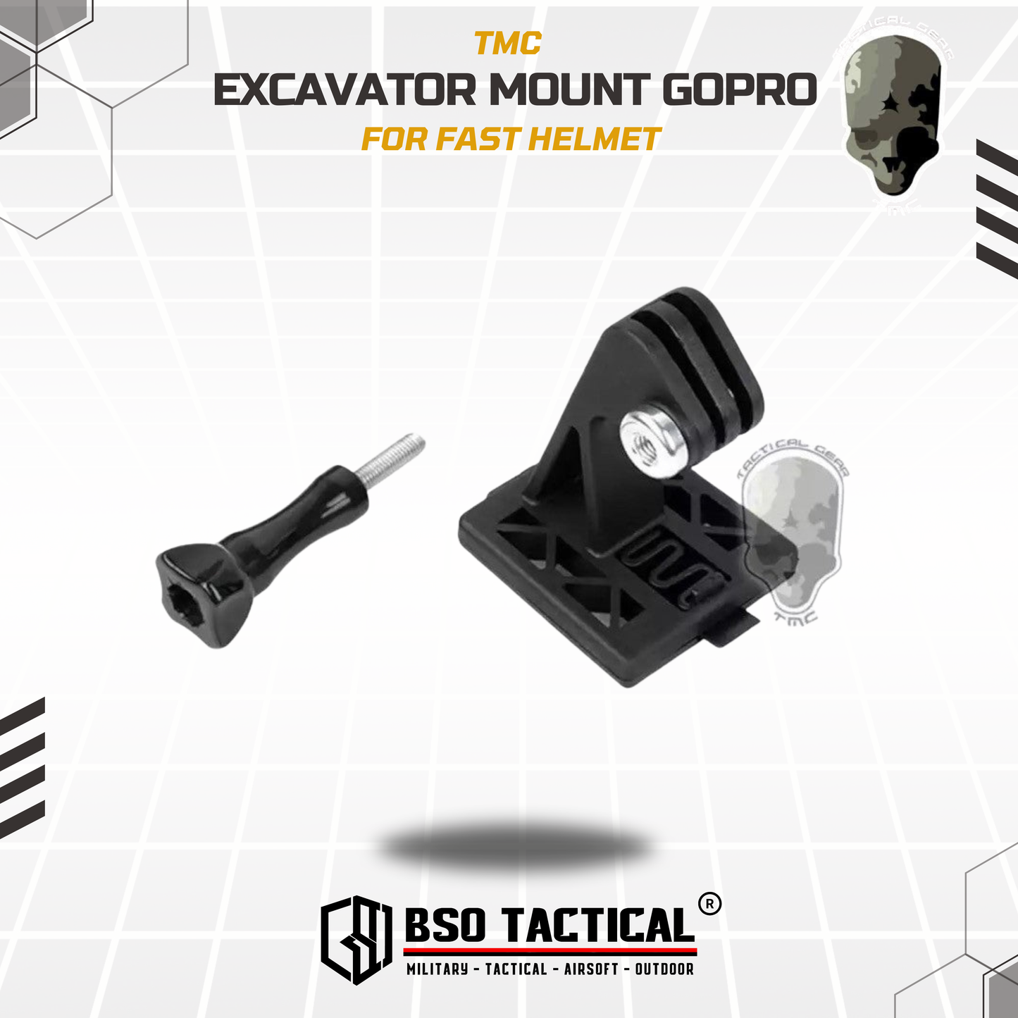 TMC Helmet Excavator ARM Mount for Go Pro Action Camera Mount