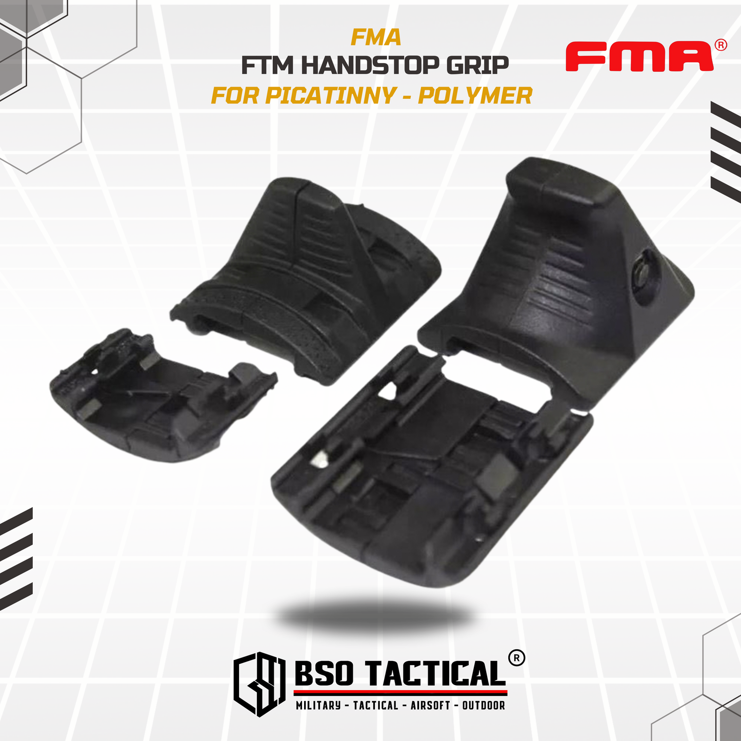 FMA FTM Handstop Kit Foregrip Picatinny