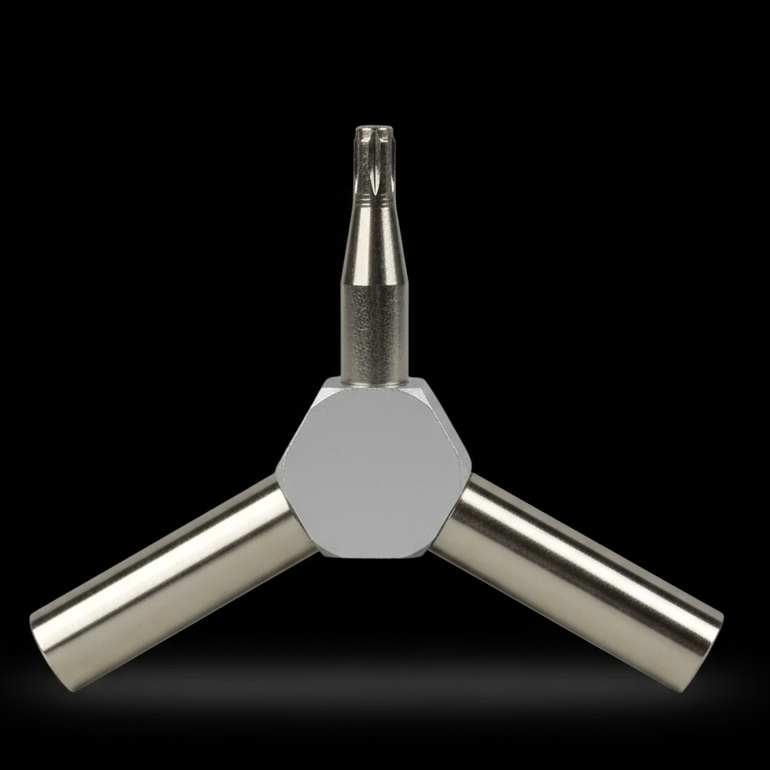Multifunctional Triangle Valve Key for Gas Parts Multitools