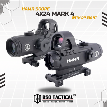Leupold 4x24 HAMR Magnifier Combo DP Pro Red Dot Scope Sight Tactical Scope Picatinny - Reps
