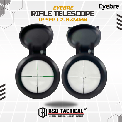 Eyebre Rifle Scope IR SFP 1.2-6x24MM Hunting Telescope