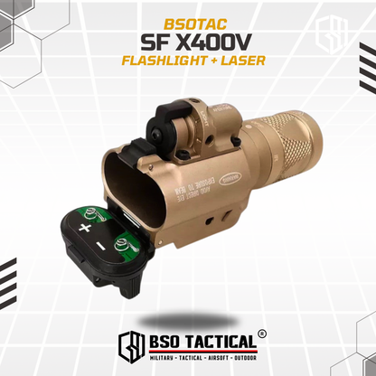 SF X400V 500 LM Tactical LED Flashlight IR Light Combo Laser