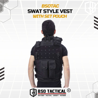Rompi Olahraga Multifungsi Outdoor Vest Cosplay Full Set Pouch Gym Running Hyrox Outdoor Sports