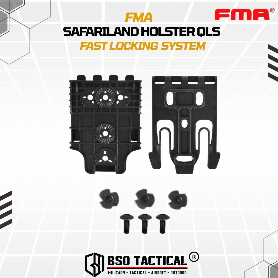 FMA Safariland Style QLS Fast Quick Locking System Holster