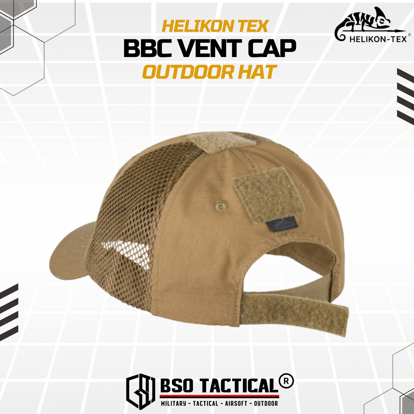 Topi Helikon Tex BBC Vent Cap Outdoor Hat Adjustable