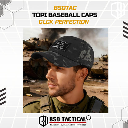 Topi Casual Outdoor GL Perfection Tactical Style With Logo Embroidery Hat Sport