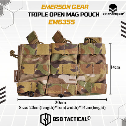 Emerson Gear Pouch Molle Triple Open Mag Pouch 500D Bag