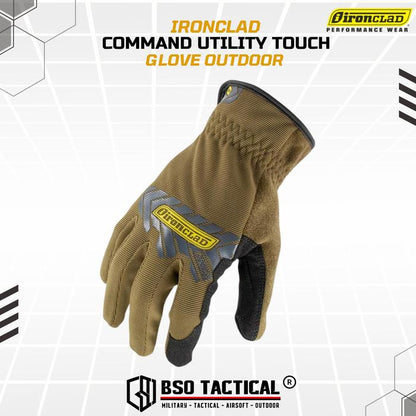 Sarung Tangan Tactical Ironclad Command Utility Touch Glove Outdoor IEX-MUG