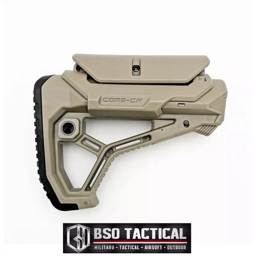 BD Tactical Popor Core CP Style for AEG Polymer Buttstock with Cheek Riser