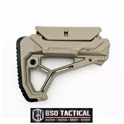 BD Tactical Popor Core CP Style for AEG Polymer Buttstock with Cheek Riser