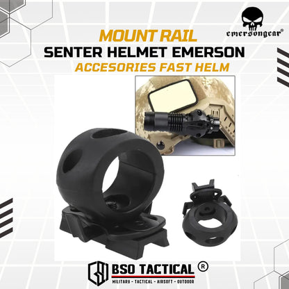 Mounting Senter Mount Rail Flashlight for ARC Rail  Helmet Accesories Fast Helm ABS Outdoor