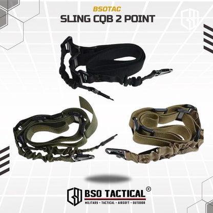 Tali Sandang CQB Sling Dual-Point Nylon Multi-Function 2 Two Point Tactical Adjustable Strap