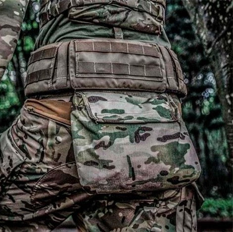TMC Tas Tactical Roll Dump Pouch Multifungsi Vest Belt Bag