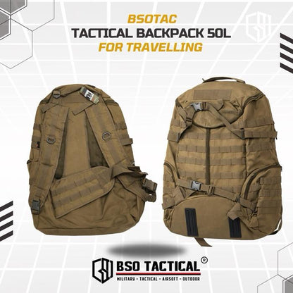 Tas Ransel Outdoor Multifungsi Outdoor Hunting Traveling Backpack Import 50L