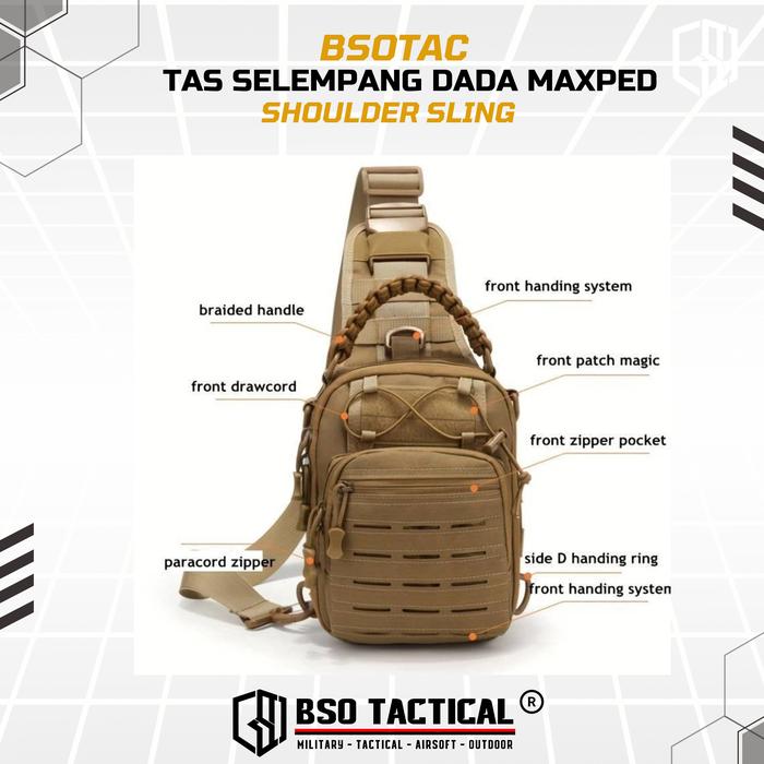 Tas Selempang Dada MP Style Shoulder Sling Outdoor Bag Multifungsi Slingbag