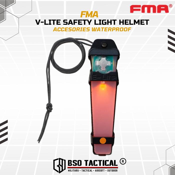 FMA V-Lite Safety Light Helmet Outdoor Accesories Signal Waterproof