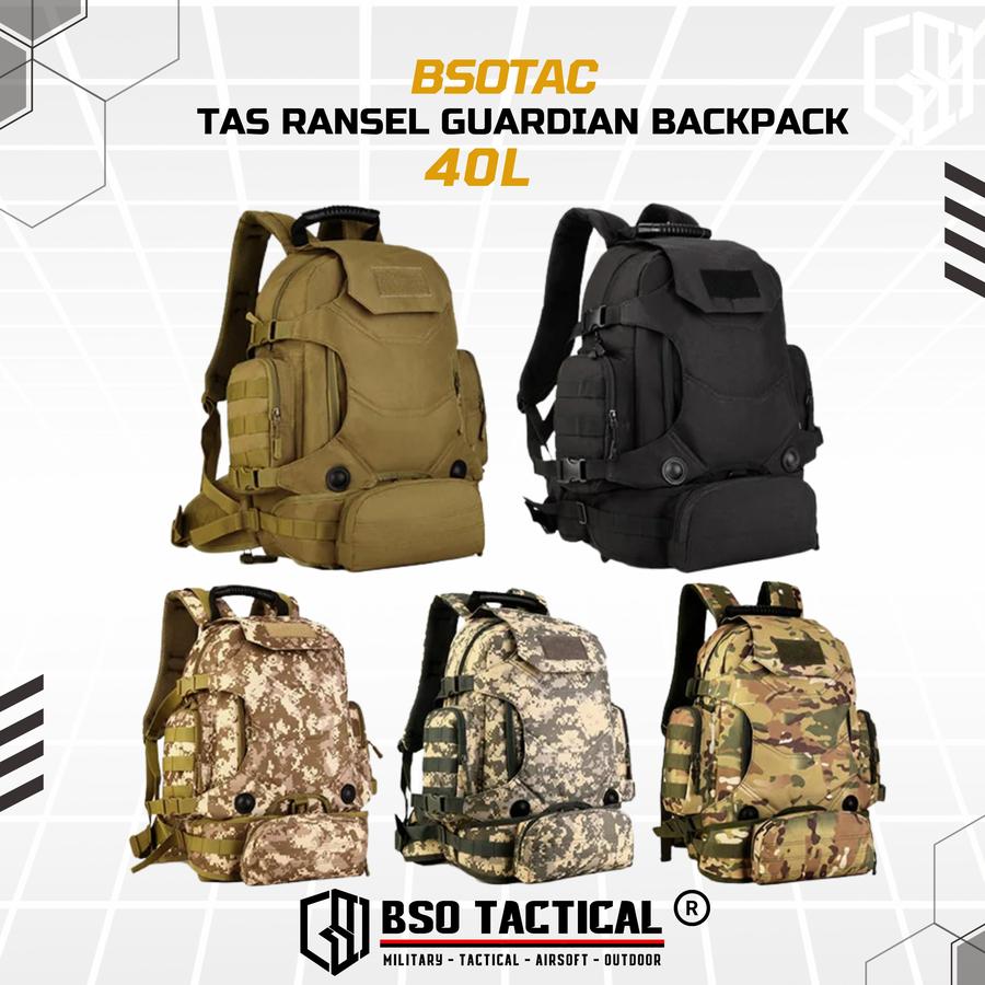 Tas Ransel Guardian Tactical Outdoor Multipurpose Backpack 40L Bag