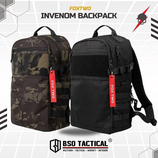 FOX TWO Invenom Tas Ransel Foxtwo Backpack Tactical EDC Outdoor Bag Multifungsi