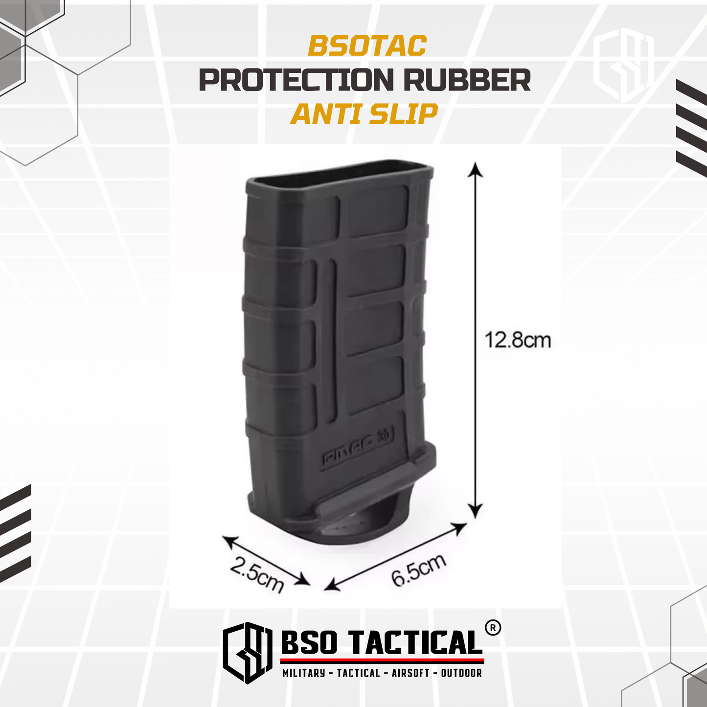 Rubber Magazine Anti Slip Cover Mag Protection