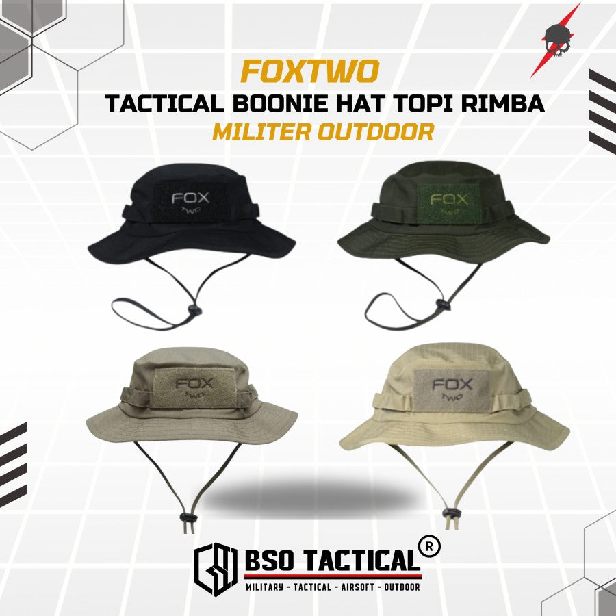 FOX TWO Boonie Hat Topi Rimba Outdoor - ORI Foxtwo