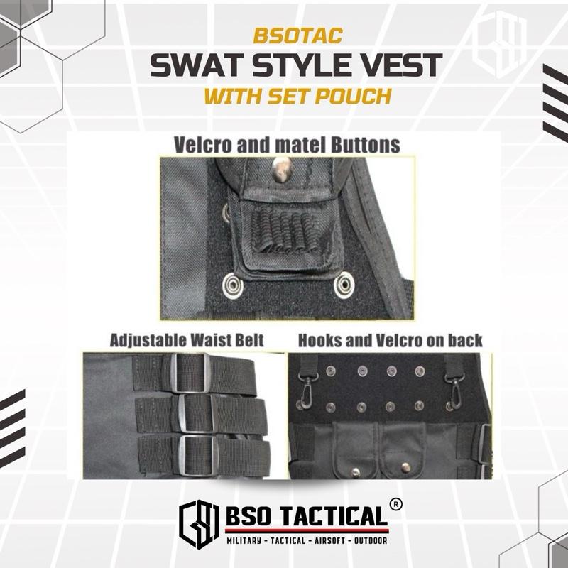Rompi Olahraga Multifungsi Outdoor Vest Cosplay Full Set Pouch Gym Running Hyrox Outdoor Sports