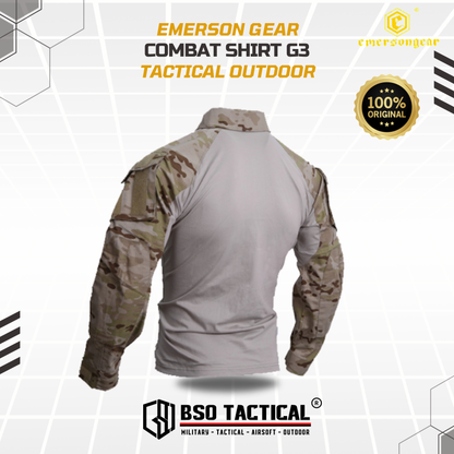 Emerson Gear Combat Shirt Tactical G3 Outdoor Shirt Baju Olahraga Luar Ruangan Gaya Taktis