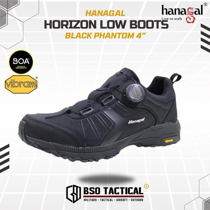Sepatu Tactical Outdoor Boots Hanagal Horizon 4” BOA IPSC Vibram ORI