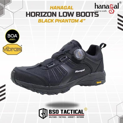 Sepatu Tactical Outdoor Boots Hanagal Horizon 4” BOA IPSC Vibram ORI