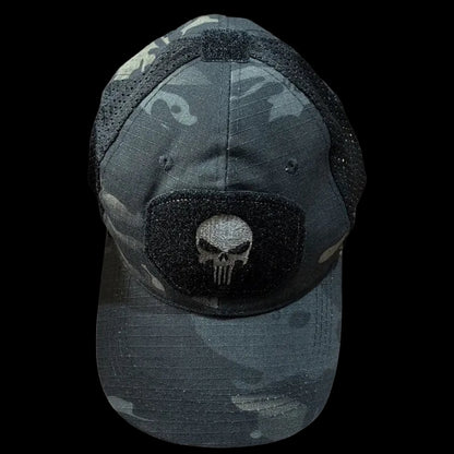 Topi Velkro Punisher Tactical Outdoor Mesh Hat Ripstop Allsize