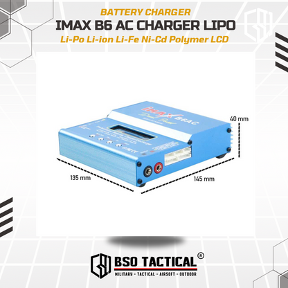 IMAX B6AC Charger Baterai LiPo dengan AC Adapter Integrated RC Battery Remote Control Toy
