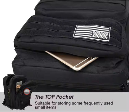 Tas Ransel Olahraga EDC 50L Backpack Outdoor Tactical Daily Bag Molle Multi Storage Gym Hyrox Camping Hiking 914