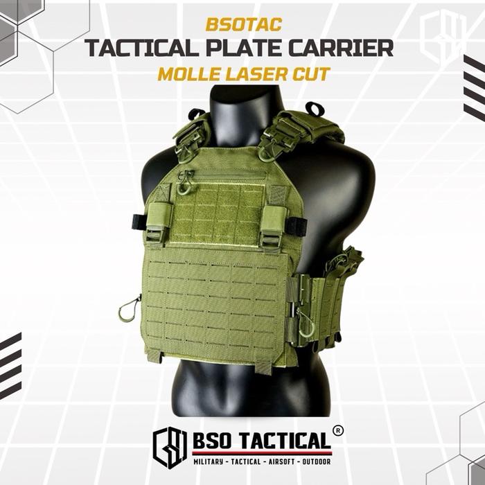 Rompi Olahraga LAVC Tactical Jungle Adventure Kit Vest Modular Molle Laser Cut Training Vest Gym Fitness Hyrox Outdoor