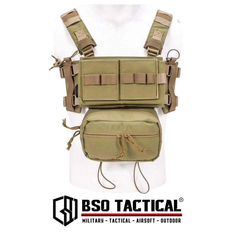Chestrig Tactical MFC Micro Fight Classic Chest Rig Multifungsi Storage MG Pouch Outdoor Sport