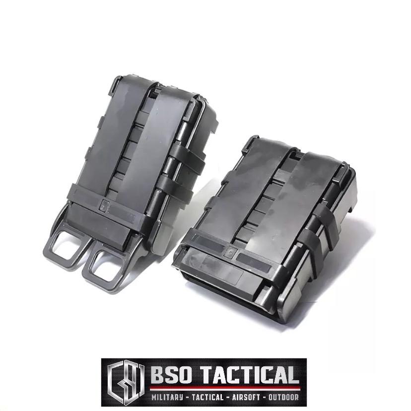 Fast Mag Tactical 556 Double Mag Pouch Molle Rubber Clip