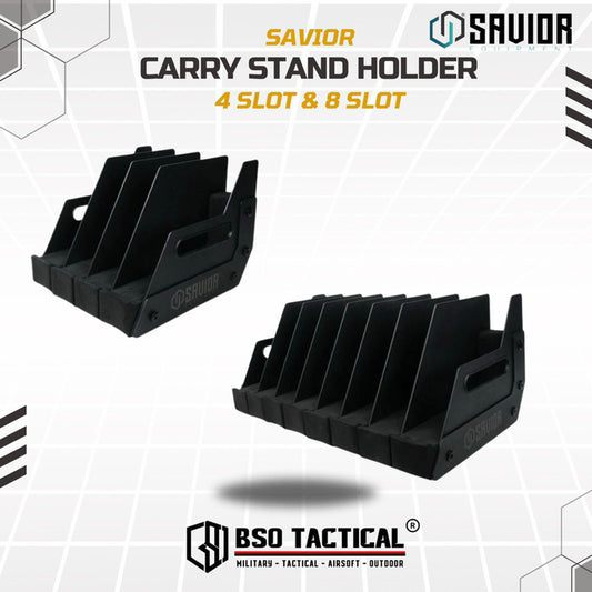 Savior Carry Stand Rack Display 4 SLOT & 8 SLOT