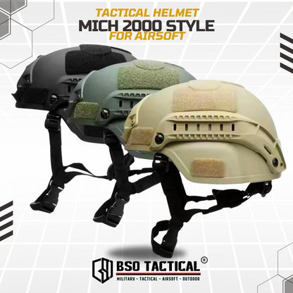 Tactical Outdoor Helmet Mich 2000 Multifungsi Helm Head Protection - Lightweight Version