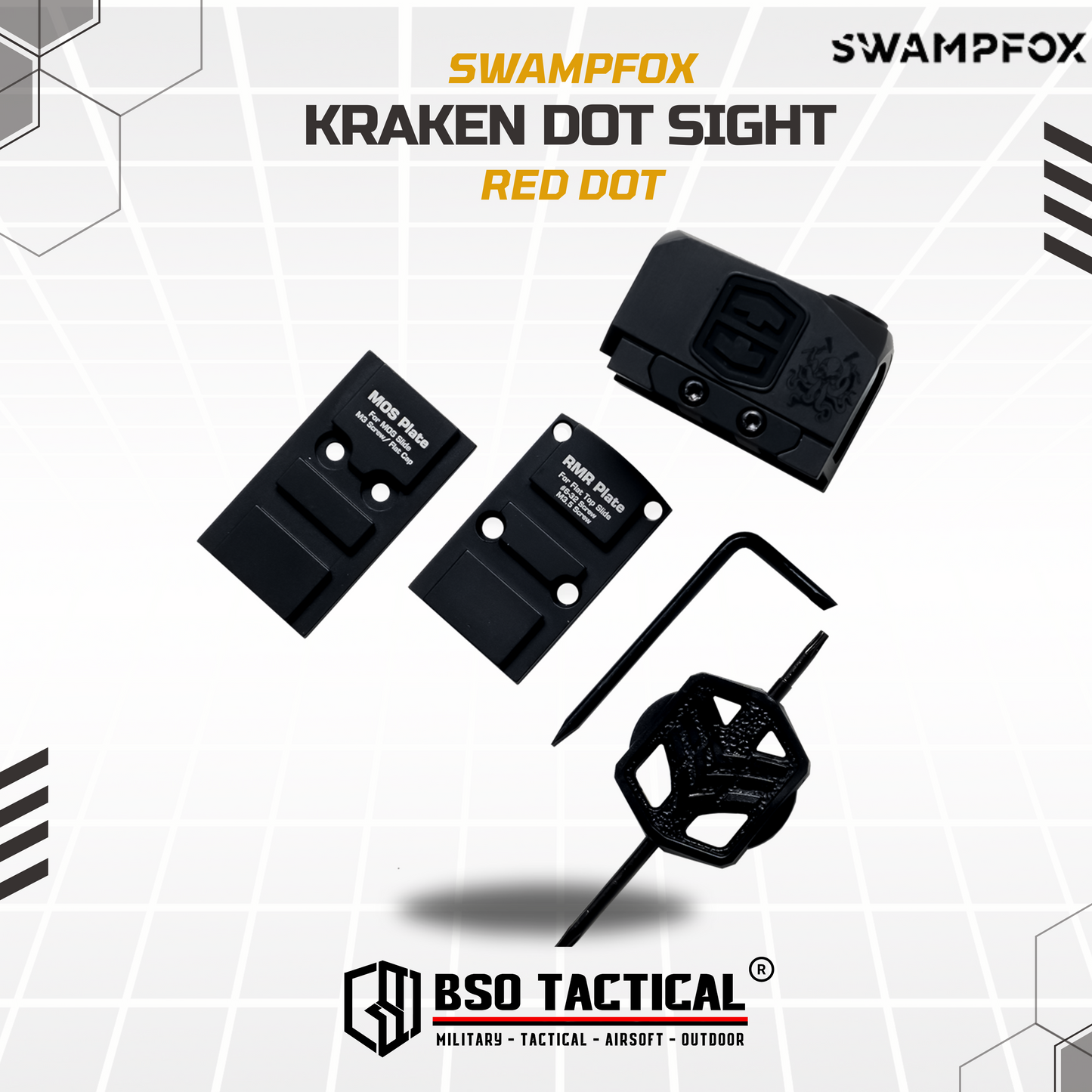 Swampfox KRAKEN Tactical Red Dot Sight