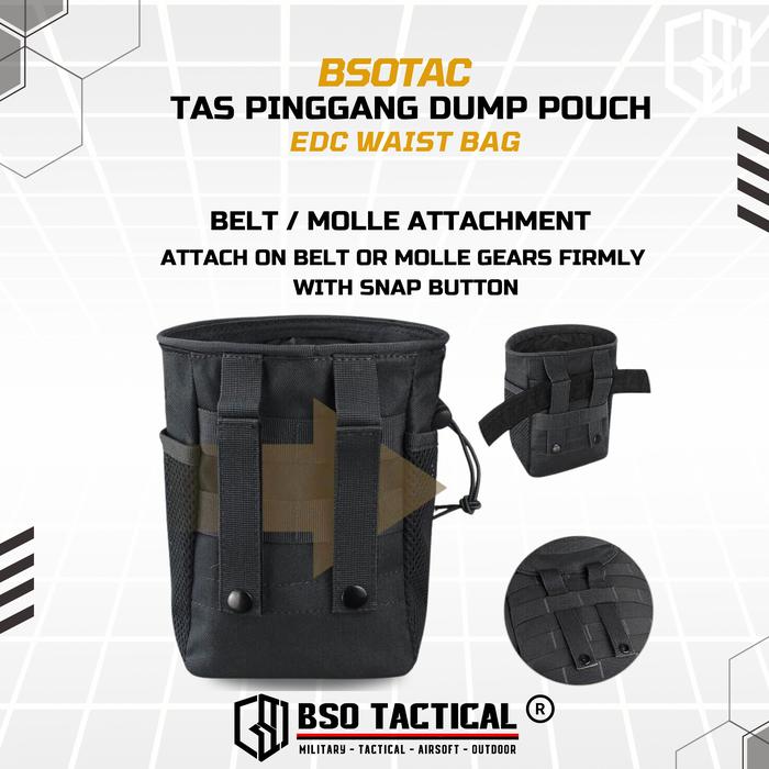 Tas Pinggang Dump Pouch Tactical Outdoor Multifunction Waist Bag EDC
